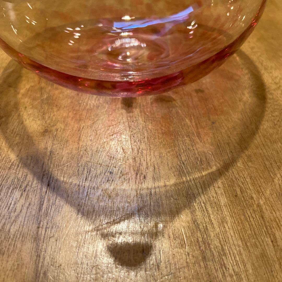 蠣崎マコト桜形びいどろガラスボウル