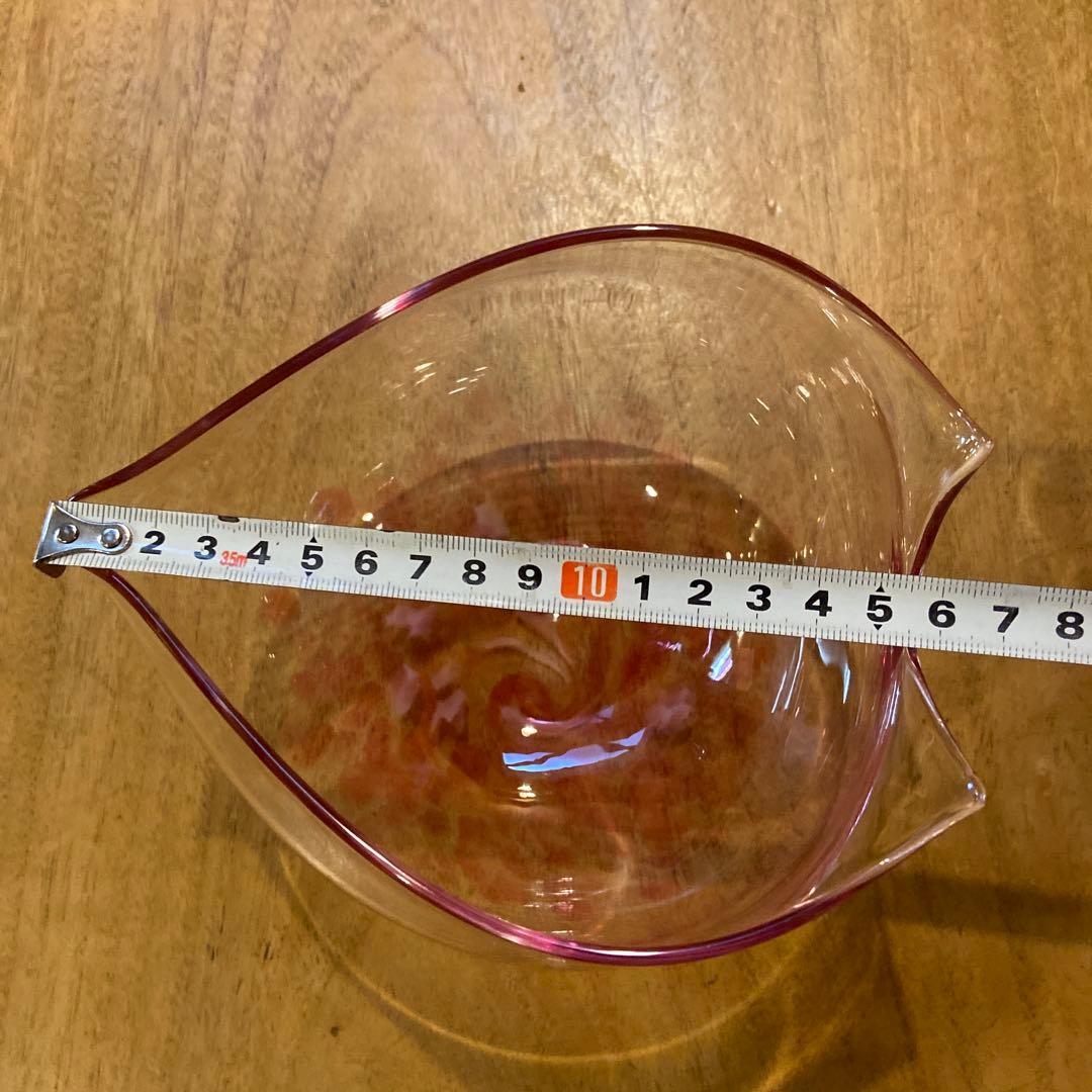 蠣崎マコト桜形びいどろガラスボウル