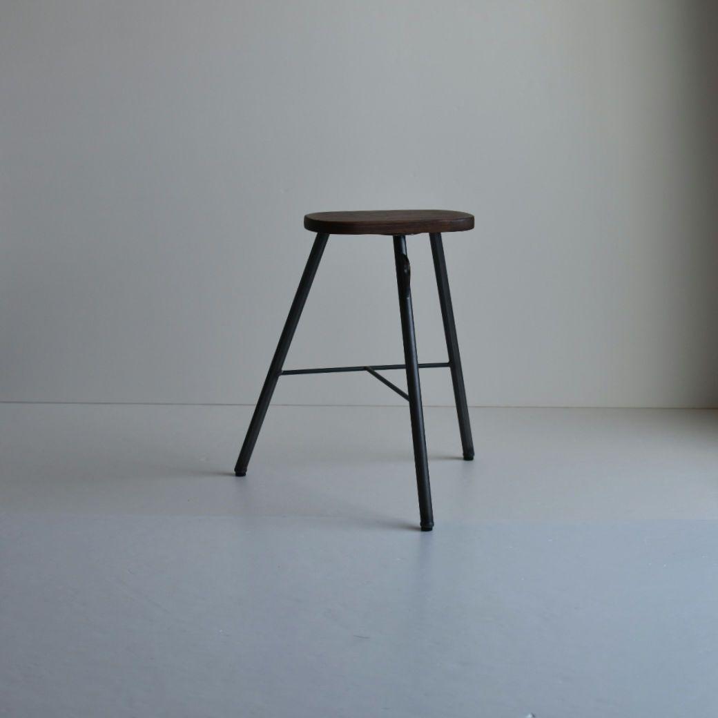 113 ウォールナット ハンドメイド スツール 腰掛け 椅子 furniture