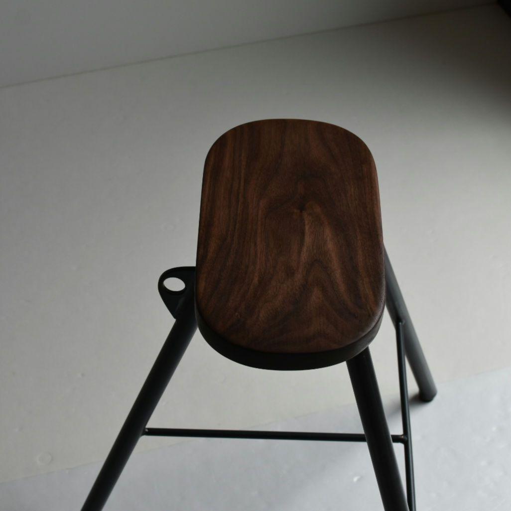113 ウォールナット ハンドメイド スツール 腰掛け 椅子 furniture