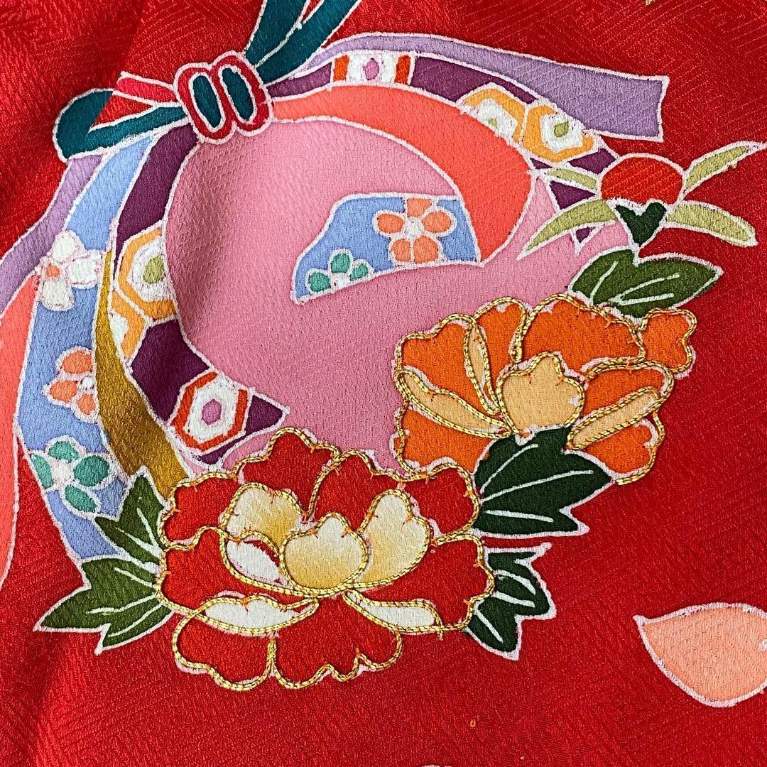 momoです❣️ 【着物と帯時流】O196ys◆七五三3才女 着物&被布&