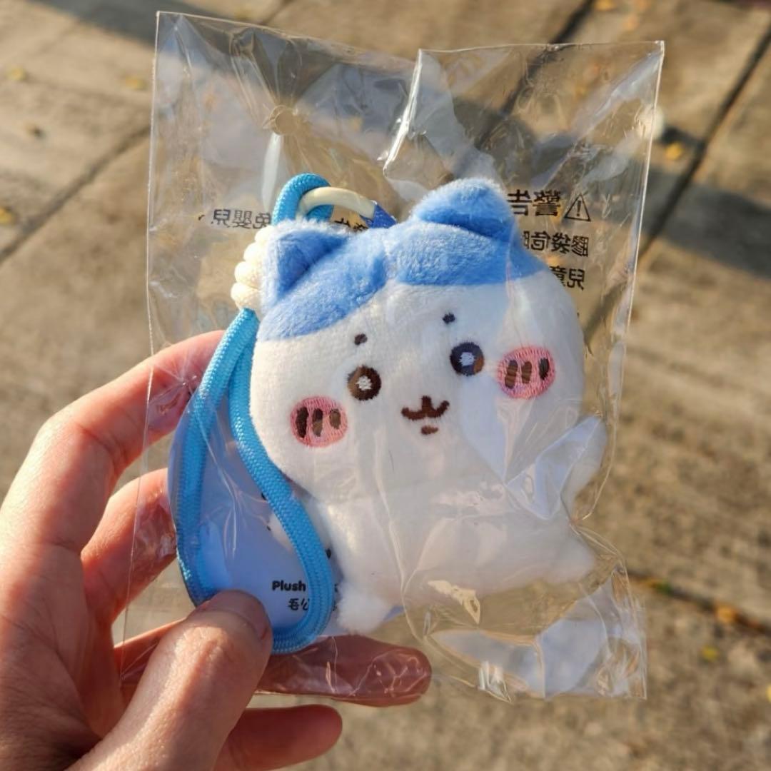 香港限定ちいかわ まんまる目 うさぎ ぬいぐるみ キーホルダー