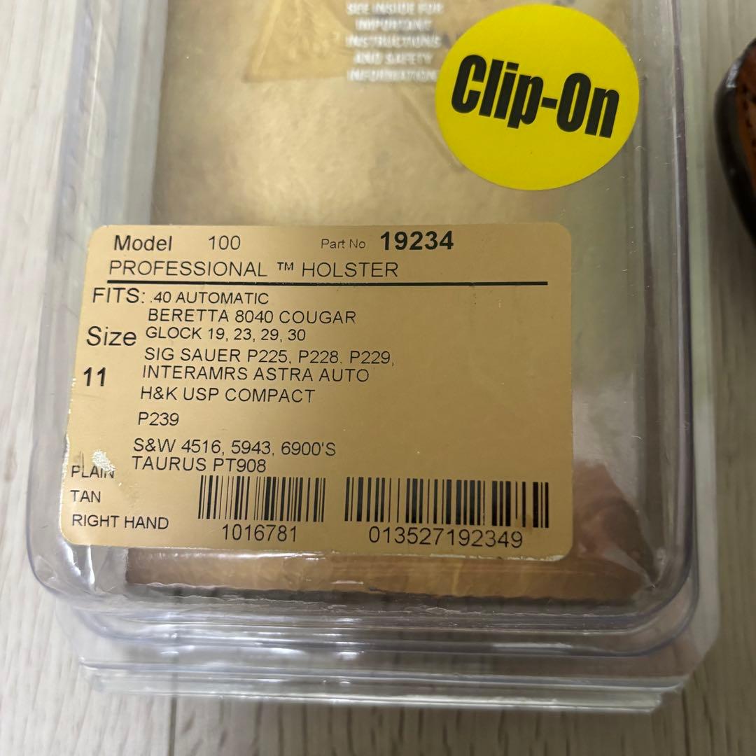 美品　牛革　ビアンキ　レザーホルスター　モデル100