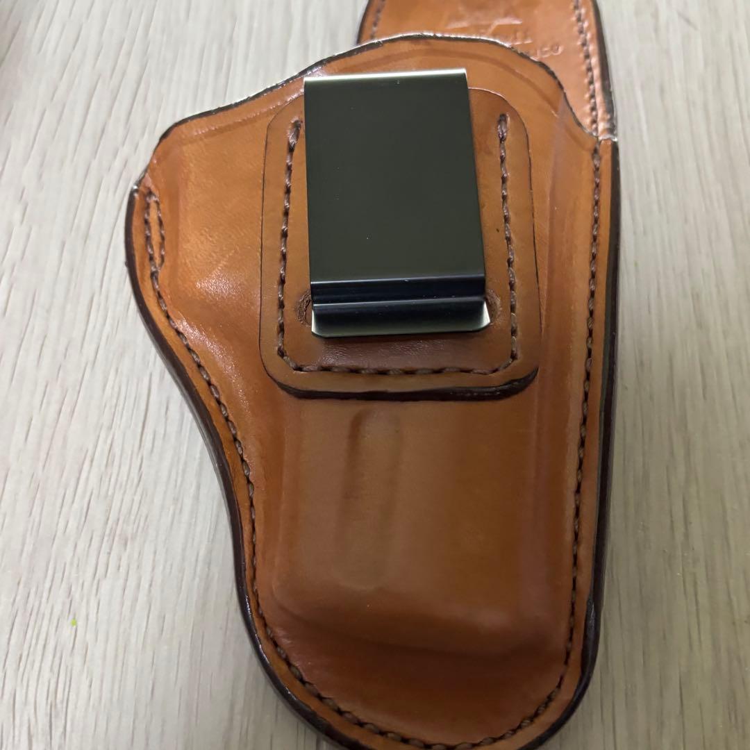美品　牛革　ビアンキ　レザーホルスター　モデル100