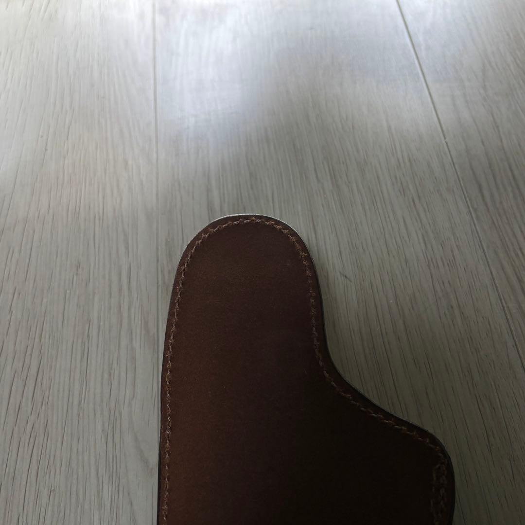 美品　牛革　ビアンキ　レザーホルスター　モデル100