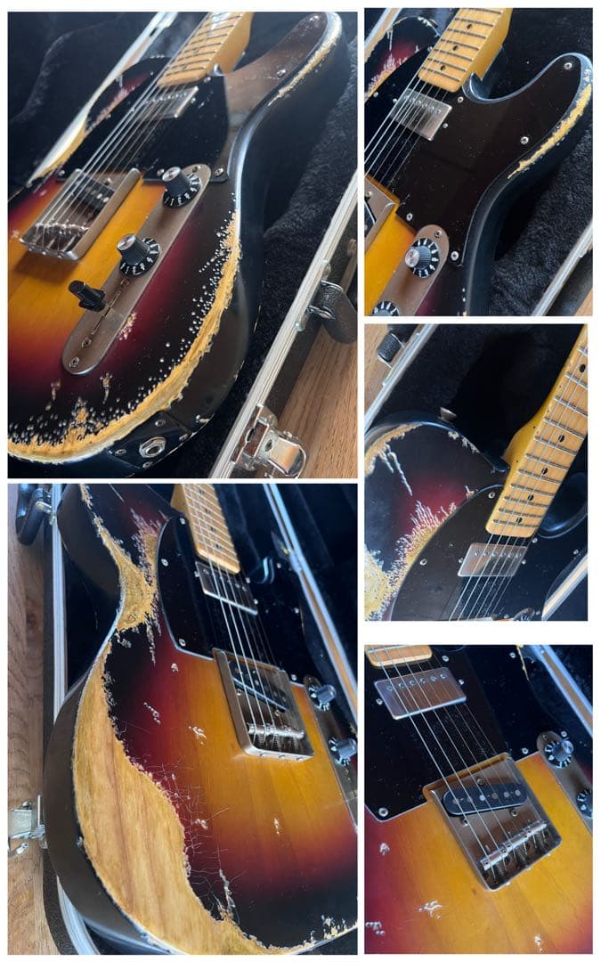 ⭐︎ハードレリック'57 テレキャスタースタイル/アルダー1ピースボディ