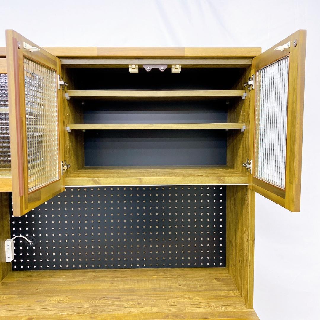 【展示未使用品】株式会社サン ポッパーS 105 食器棚 キャビネット