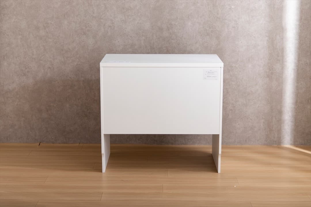 【送料無料】【幅80cm】Lino コンセント・引き出し付きデスク 机