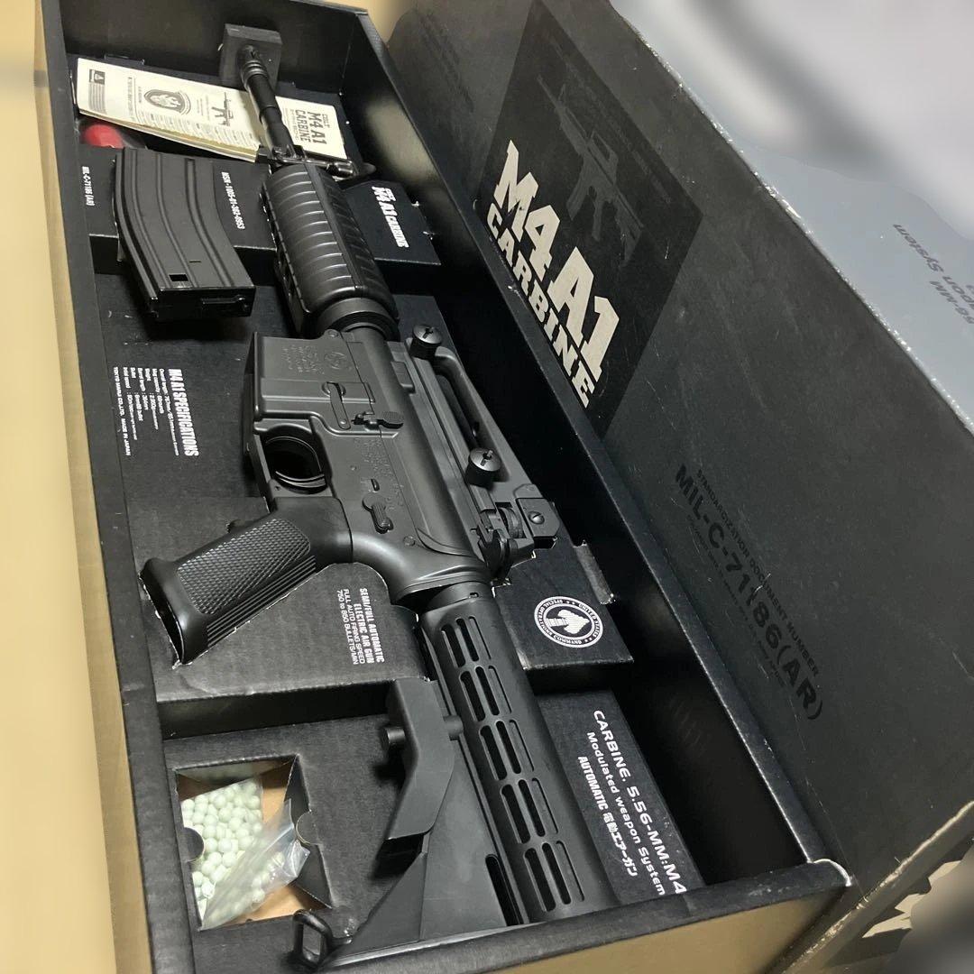 東京マルイスタンダード電動ガンM4A1美品動きます豪華セットキャロムショット塗装