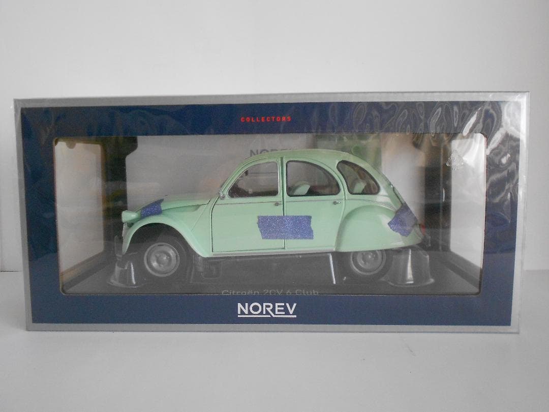 美品　1/18　ノレブ　シトロエン　2CV　ミントグリーン