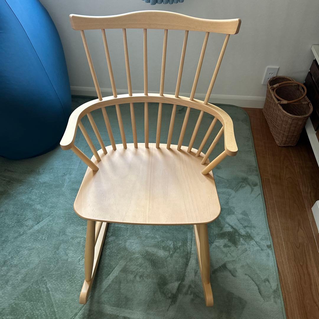 FDBモブラー デンマークデザイン J52G ロッキングチェア ナチュラル