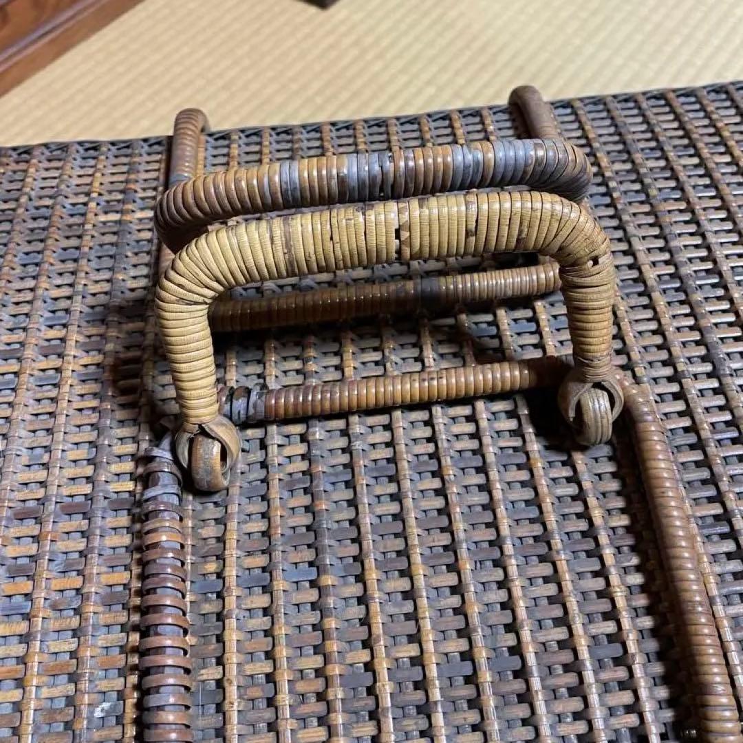 最終価格　希少　当時物　ラタン　ピクニック　バスケット