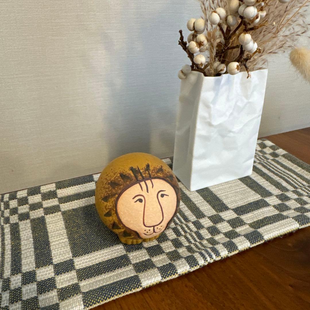 レア新品リサラーソン　ライオン　ミニズー