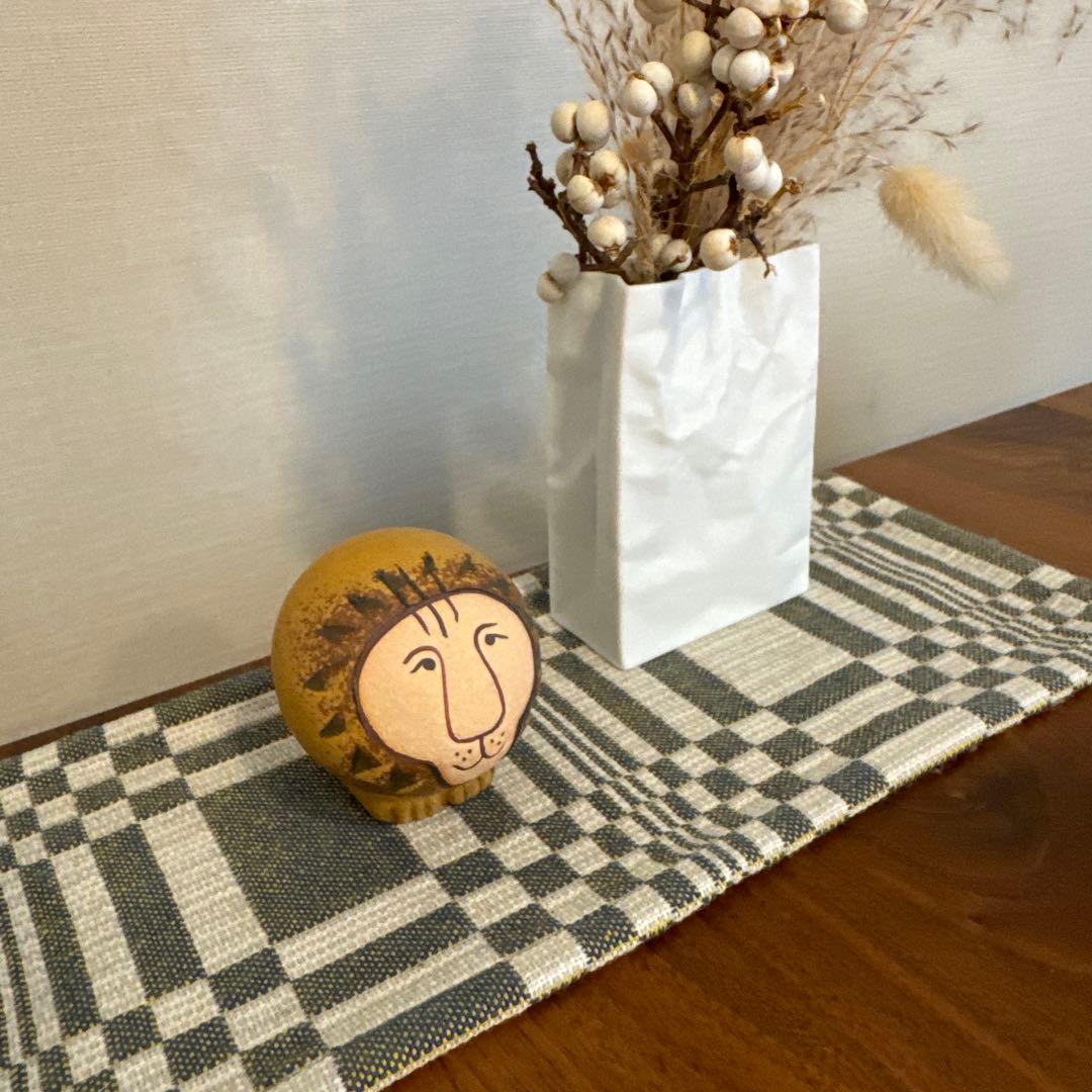 レア新品リサラーソン　ライオン　ミニズー