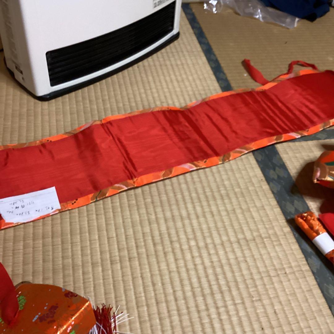 七五三7歳フルセッット　帯幅18センチ　　草履21センチ