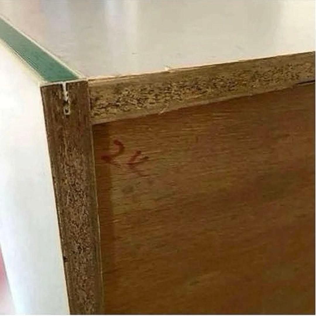 昭和レトロポップ　食器棚　飾り棚　本棚　アーチ窓　アンティーク　グリーン　緑