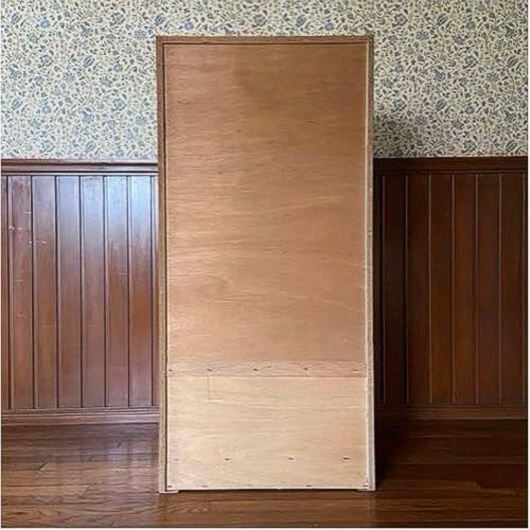 昭和レトロポップ　食器棚　飾り棚　本棚　アーチ窓　アンティーク　グリーン　緑