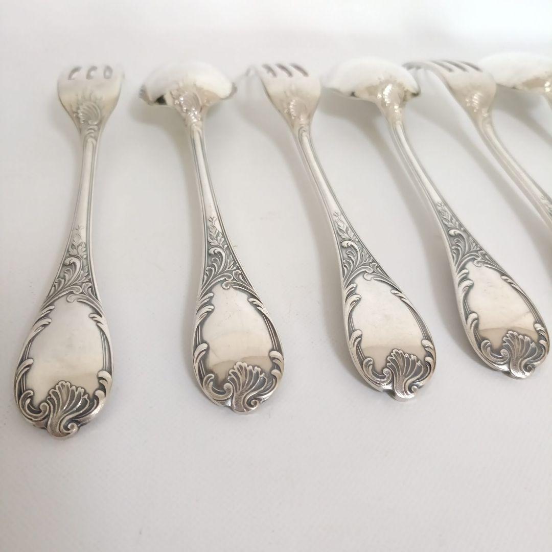 クリストフル CHRISTOFLE テーブルスプーン フォーク 6本 マルリー