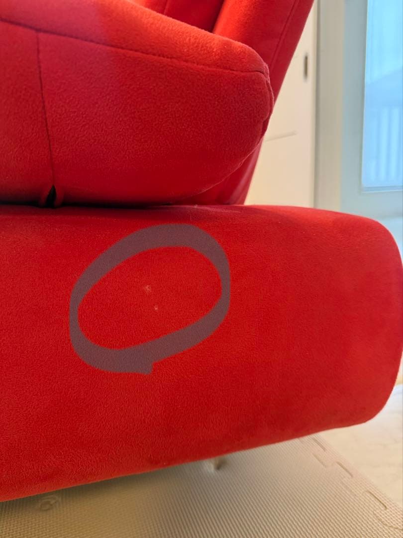 直接引取り限定 ソファ 3人掛け 赤 レッド 東京都国分寺市の戸建て2階