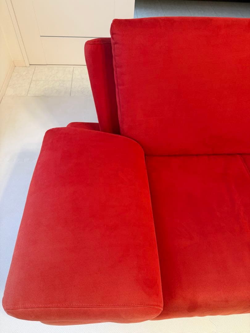 直接引取り限定 ソファ 3人掛け 赤 レッド 東京都国分寺市の戸建て2階