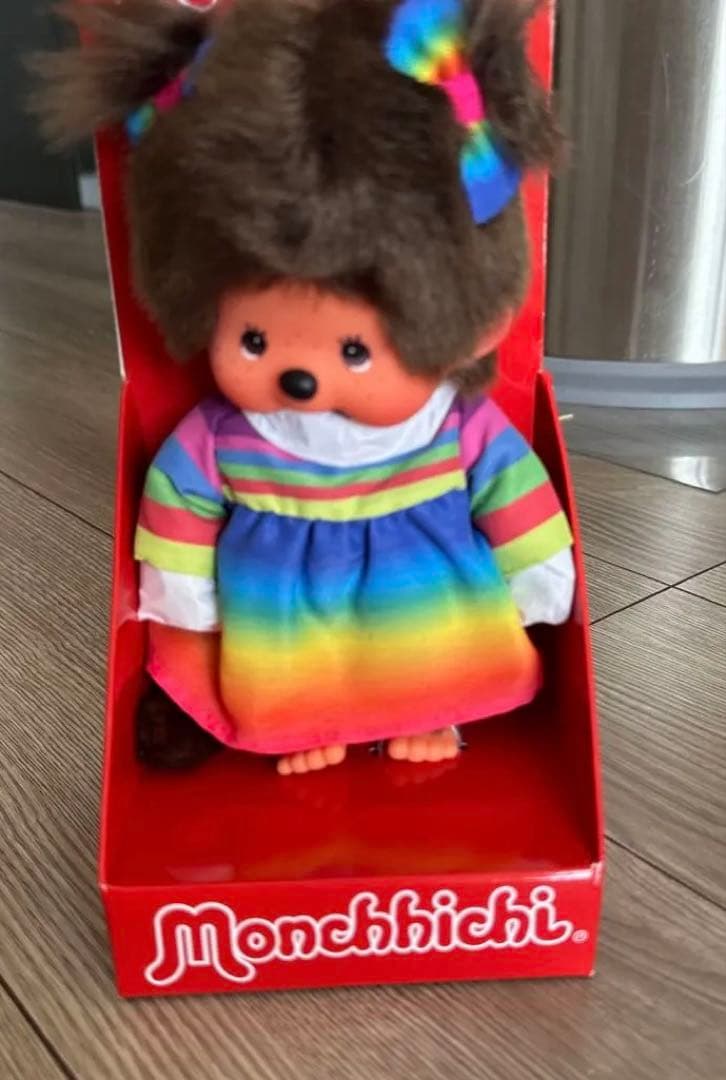 海外限定　モンチッチ　レインボードレス　EU限定　rainbow dress