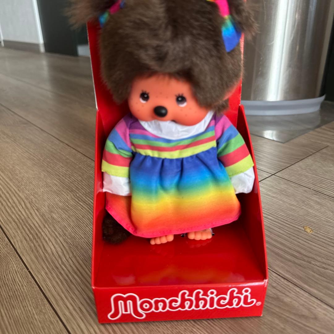 海外限定　モンチッチ　レインボードレス　EU限定　rainbow dress