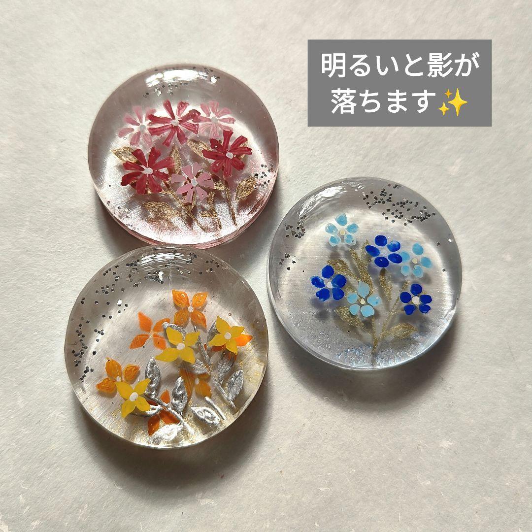 【909】ハンドメイド　レジン　ヘアゴム　ポニーフック