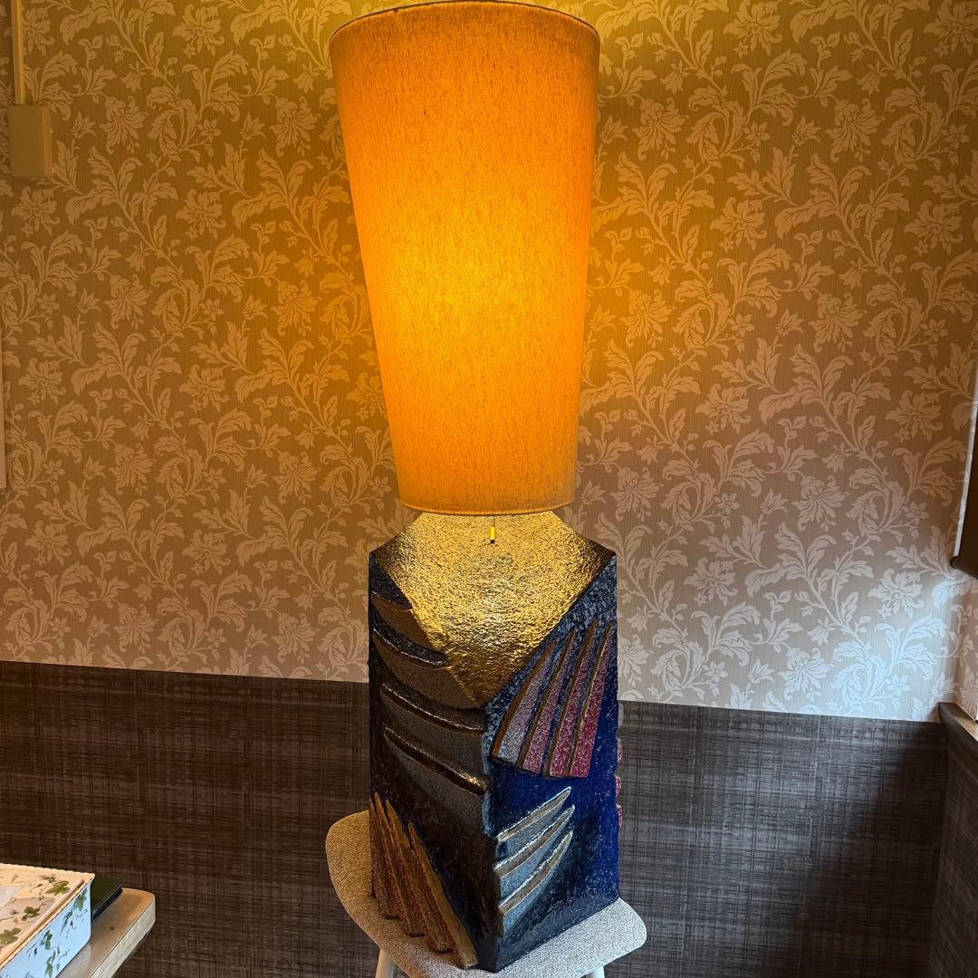 河合紀 かわいただし 特大 照明 スタンド ランプ 300万！発送不可