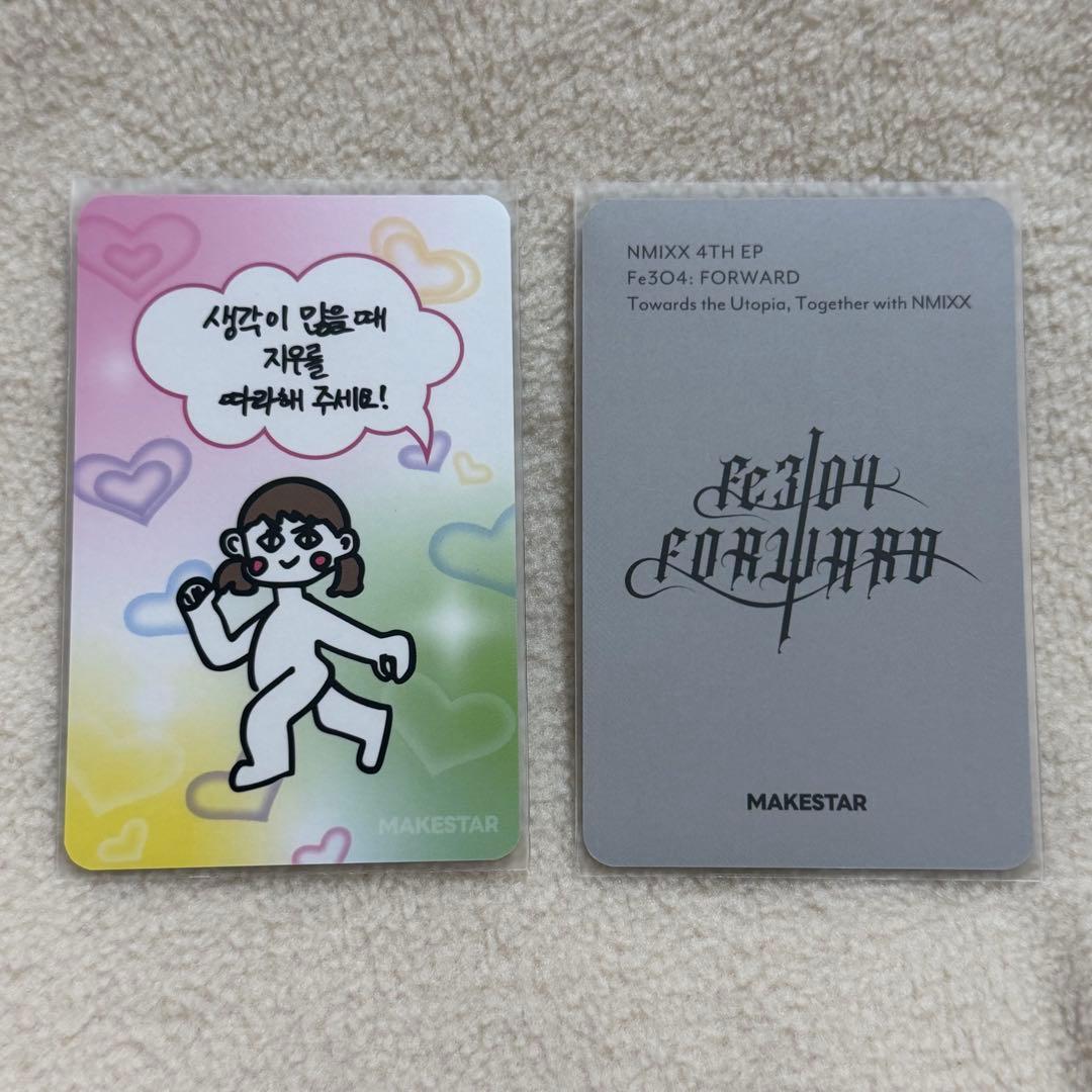 NMIXX makestar ジウ トレカ - メルカリ