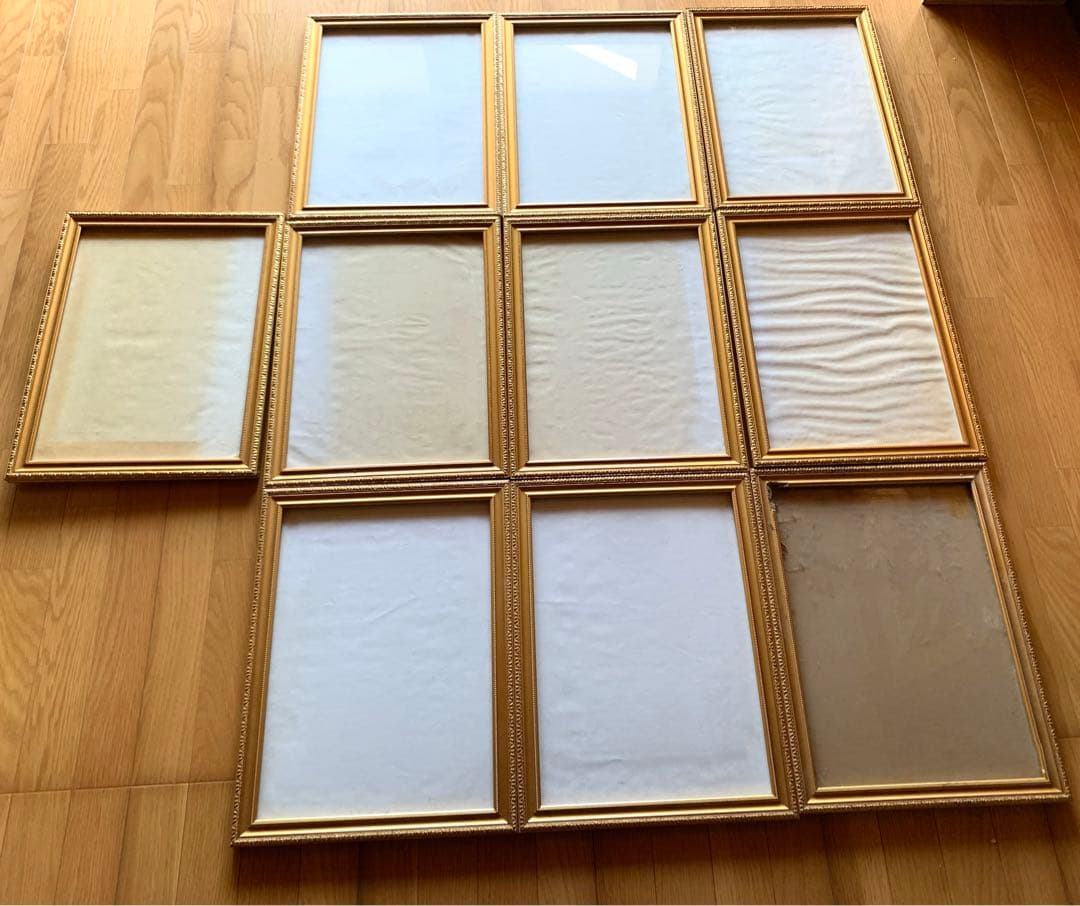 ◆額縁 金縁 まとめ売り10個 アンティーク インテリア ゴールド ゴージャス②