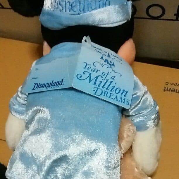 WDW1200体限定シリアルナンバー付きパジャマミッキーぬいぐるみ