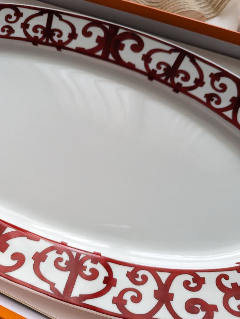 エルメス プレート オーバルプレート 大皿 超大皿 ガダルキヴィール