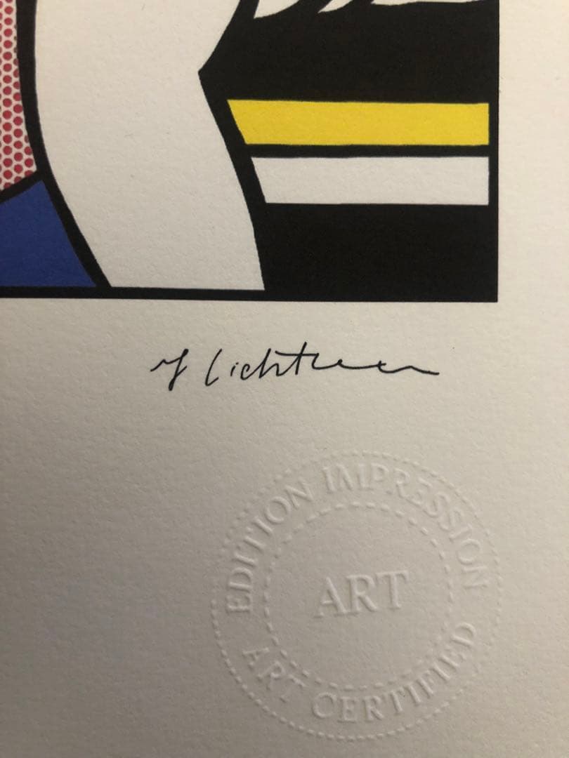 ロイ・リキテンスタイン リトグラフ COA付き - メルカリ
