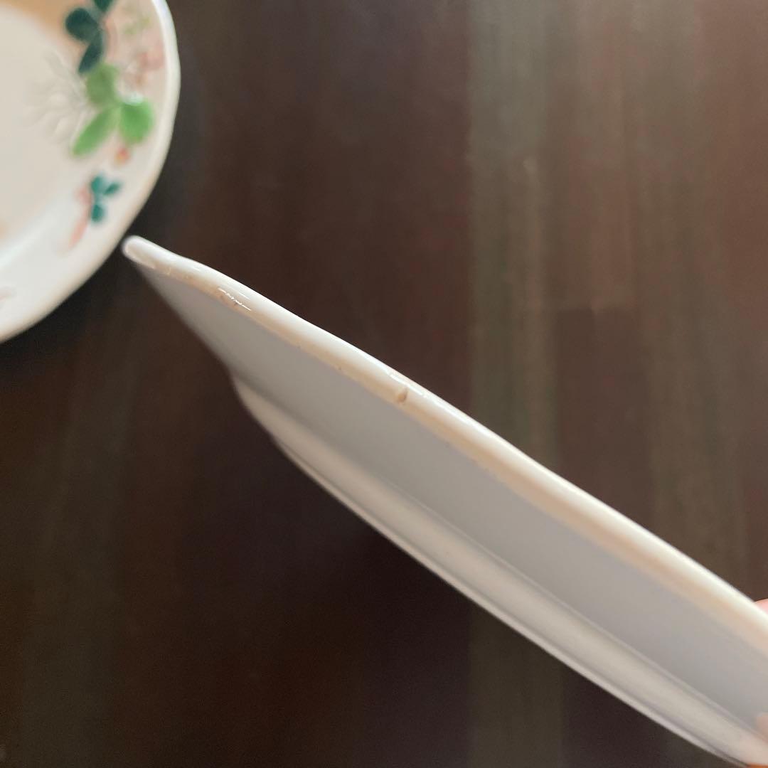 クレイユモントロー いちごデザートプレート　約21cm 2枚セット