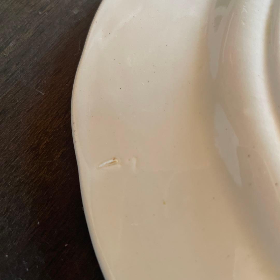 クレイユモントロー いちごデザートプレート　約21cm 2枚セット