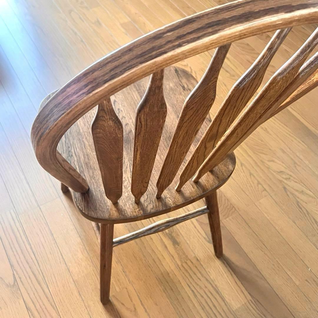 ③みっちゃん木製ウッド ウィンザーチェア スラットバックチェア