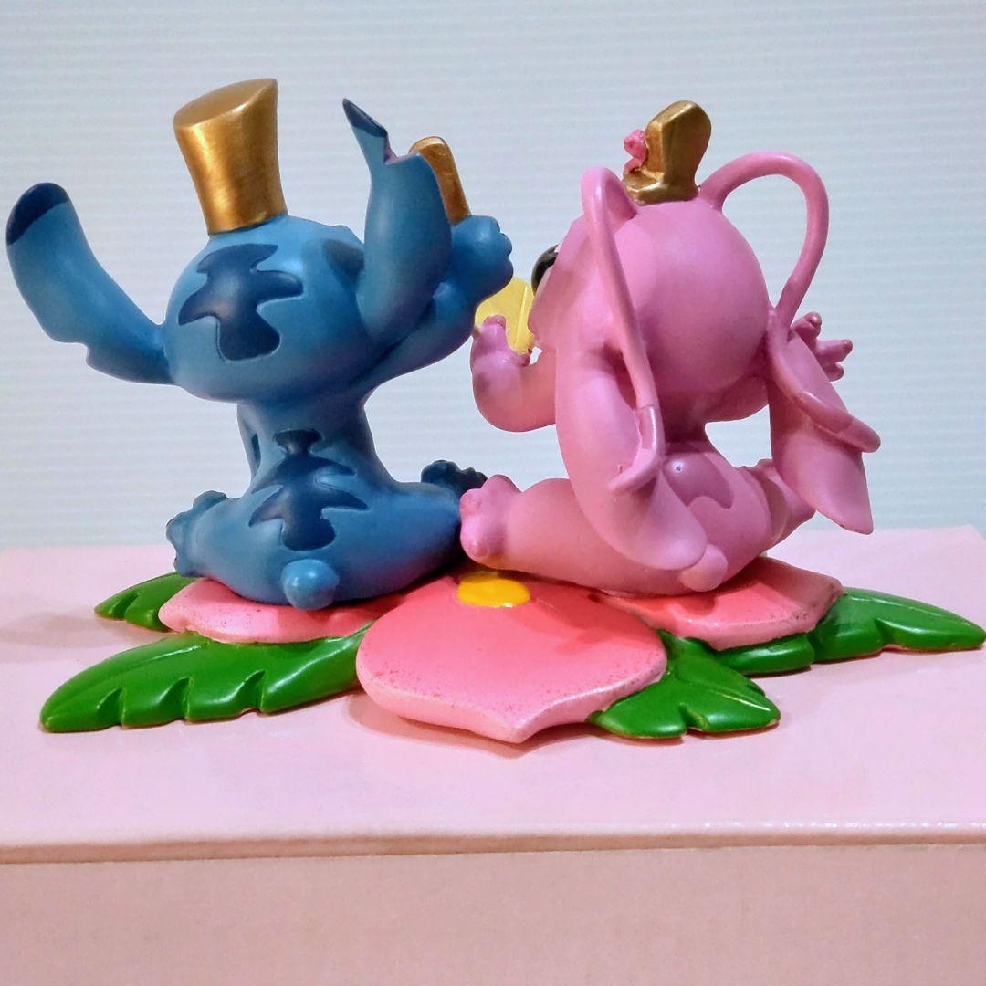 スティッチとエンジェル フィギュア ディズニーストア ひな人形 箱付き