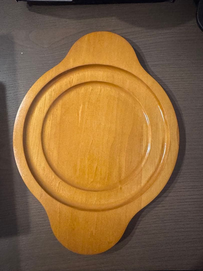 及源鋳造 ニューラウンド万能鍋 大 18cm 木台付き 南部鉄器 両手鍋 美品