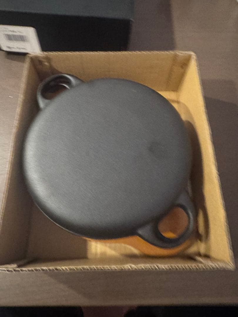 及源鋳造 ニューラウンド万能鍋 大 18cm 木台付き 南部鉄器 両手鍋 美品