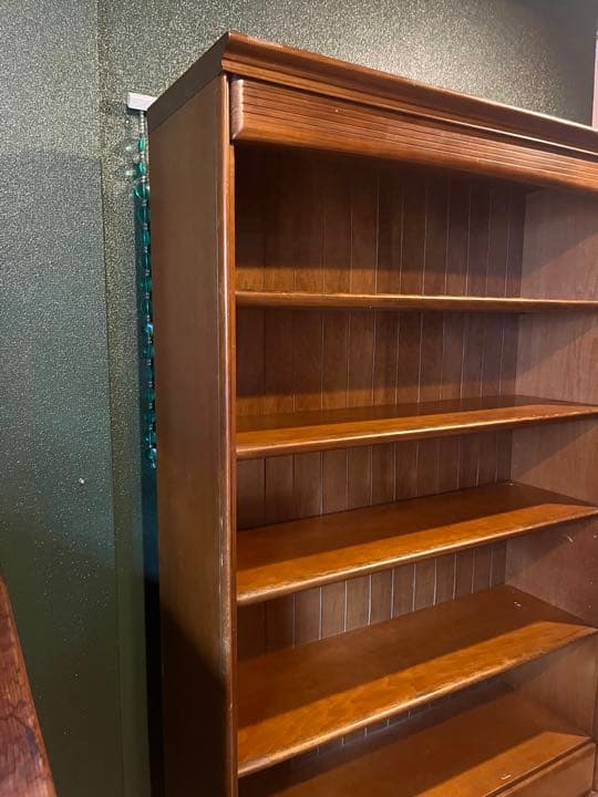 カリモク 飾り棚 ブックシェルフ アンティーク ビンテージ 昭和レトロ