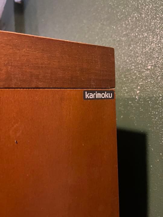 カリモク 飾り棚 ブックシェルフ アンティーク ビンテージ 昭和レトロ