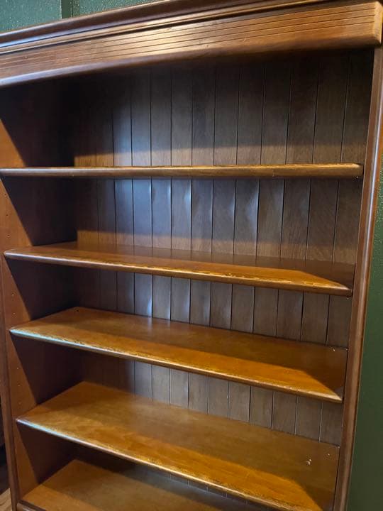 カリモク 飾り棚 ブックシェルフ アンティーク ビンテージ 昭和レトロ