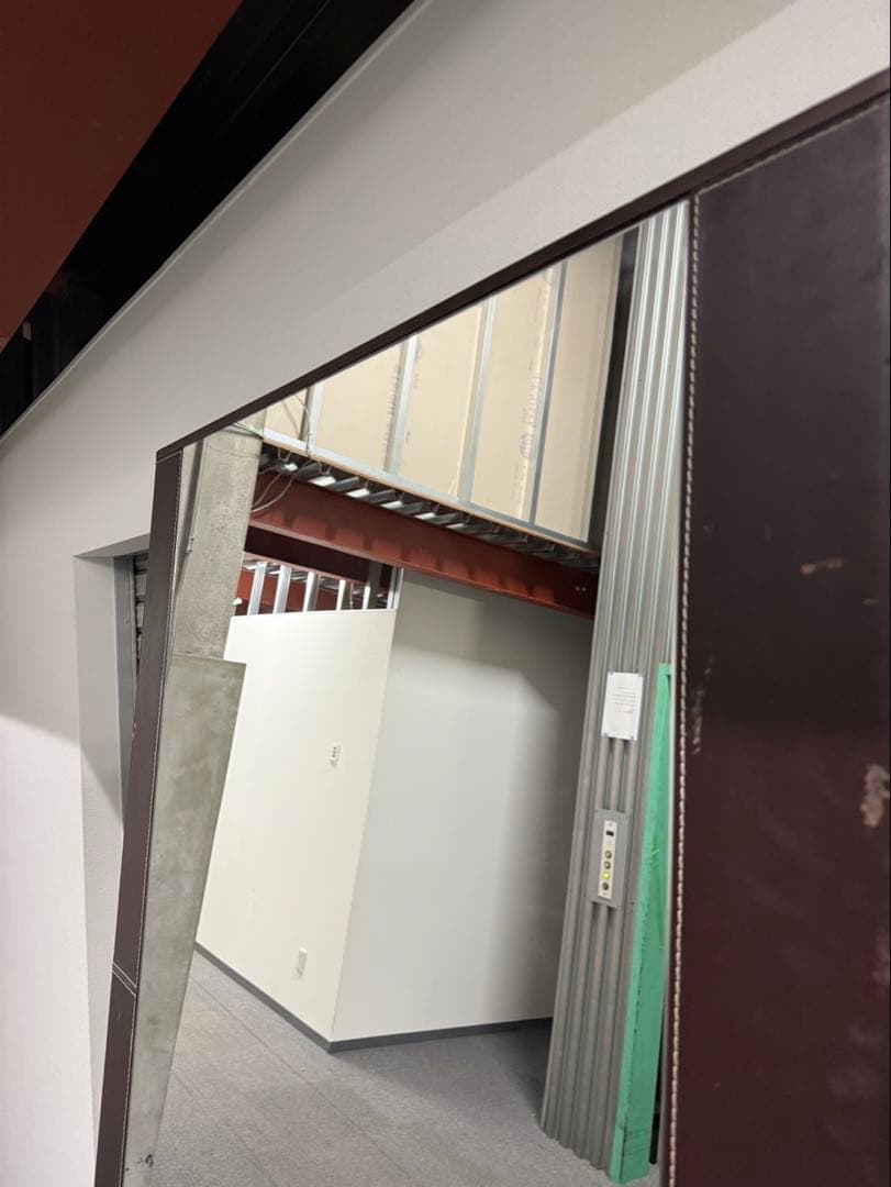 大型ミラー　レザーフレーム　立てかけミラー　インテリア　姿見鏡　全身鏡