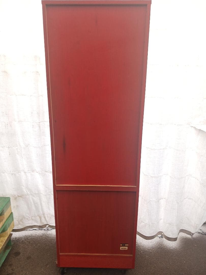 昭和レトロポップ 大型 収納棚 イラスト 当時物 コイズミ製 家具 インテリア