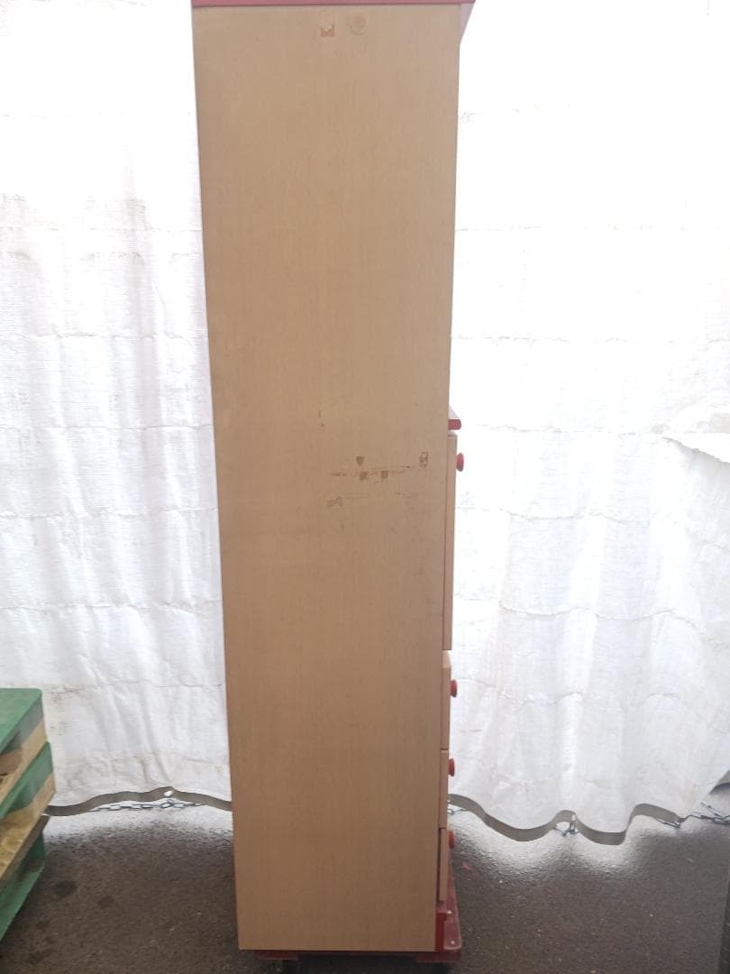 昭和レトロポップ 大型 収納棚 イラスト 当時物 コイズミ製 家具 インテリア