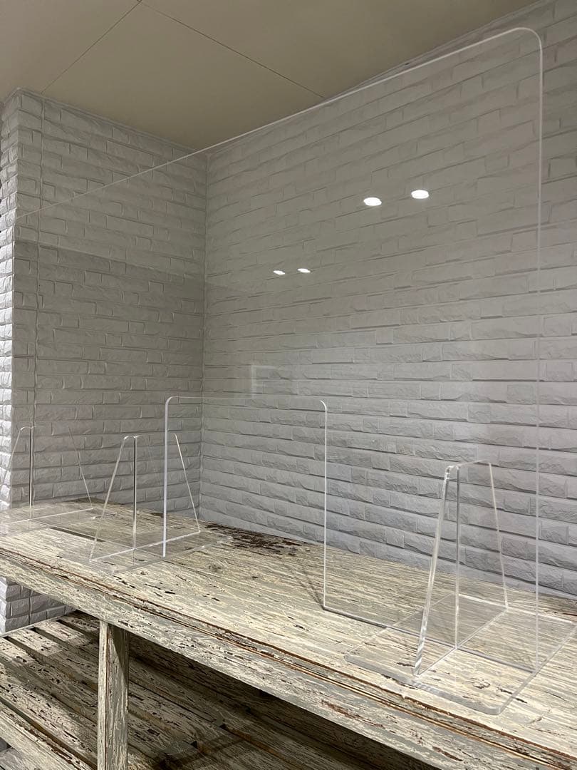 ⚫️オールドメイソン/キャビネット&特大アクリルスクリーンをセットで。美品