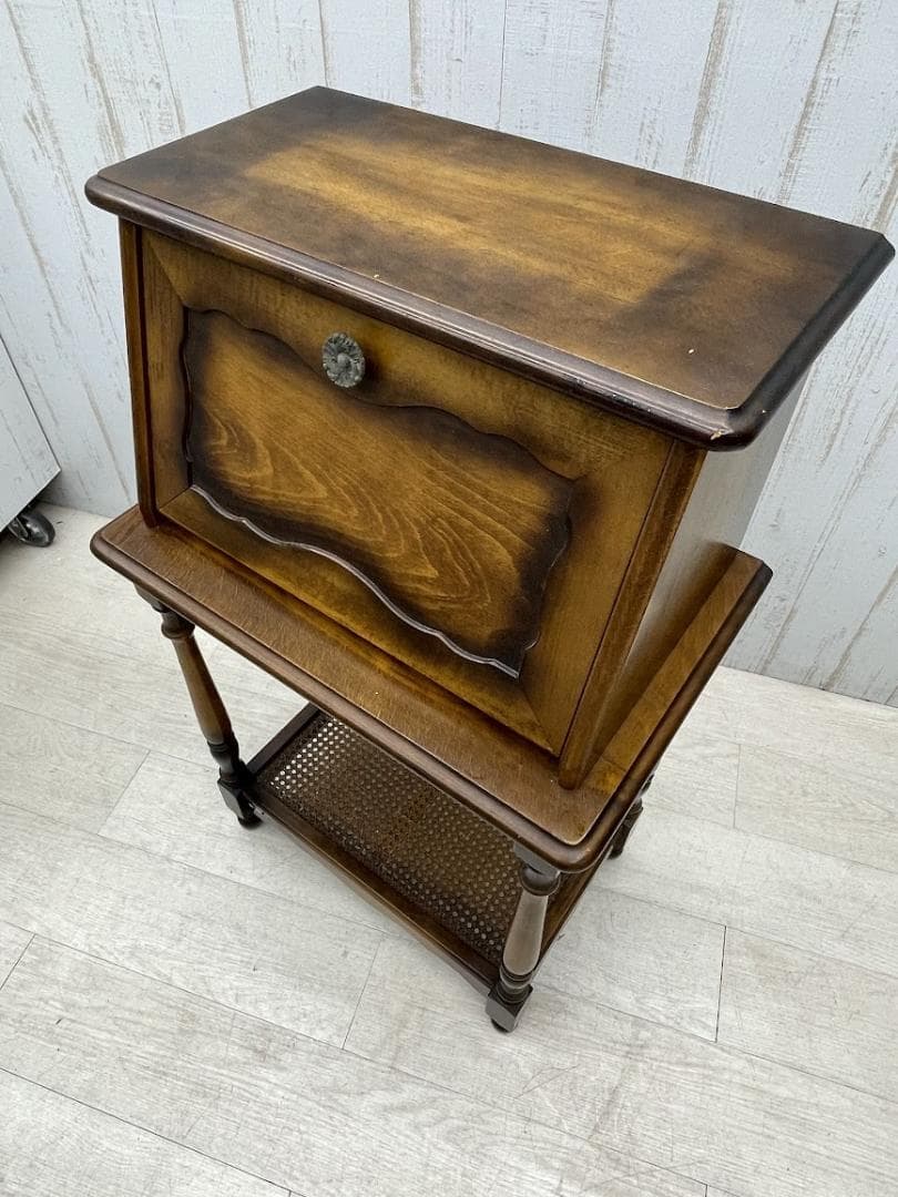 オールドカリモク コロニアル ライティングビューロ 鏡台 karimoku