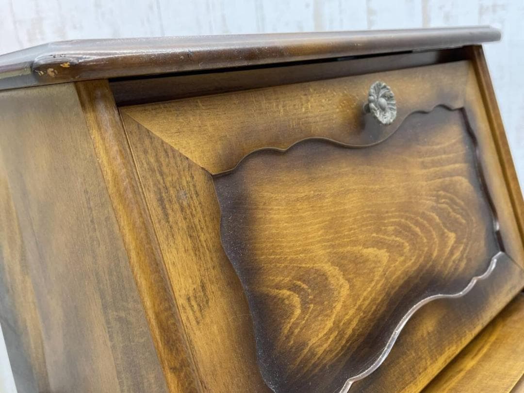 オールドカリモク コロニアル ライティングビューロ 鏡台 karimoku