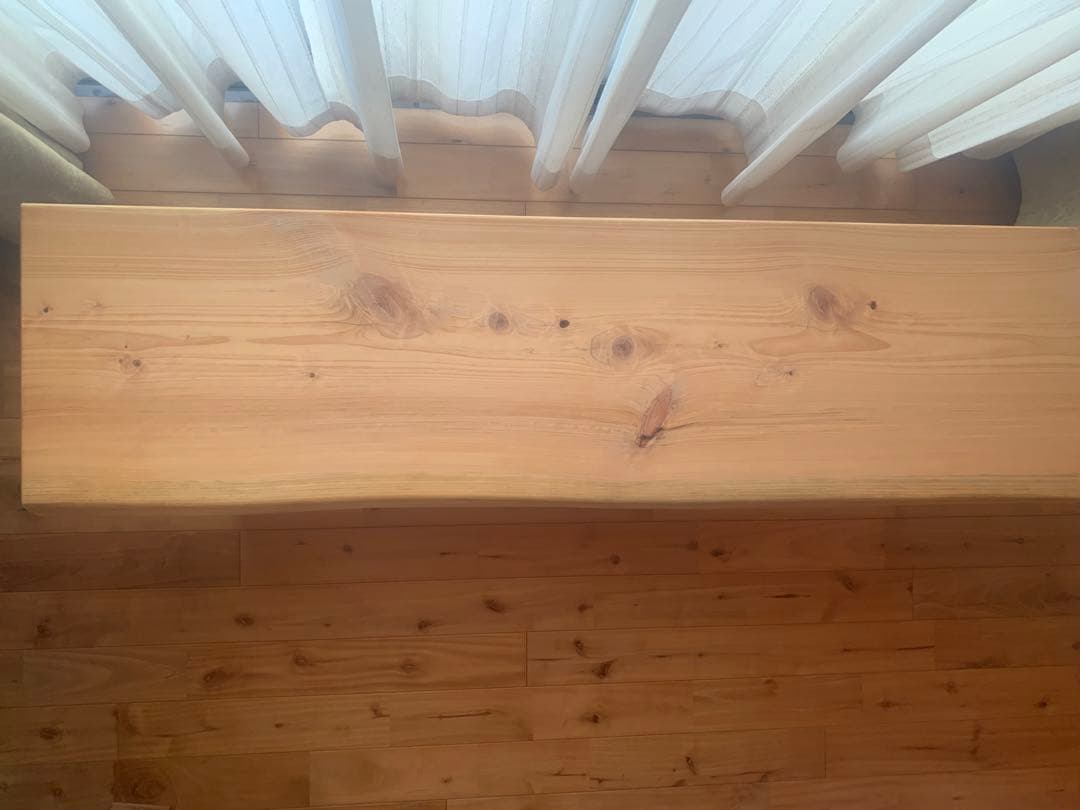 夏セール✨無垢材(桧)ローテーブル、リビングテーブル、TVボード