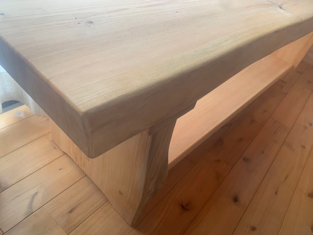 夏セール✨無垢材(桧)ローテーブル、リビングテーブル、TVボード